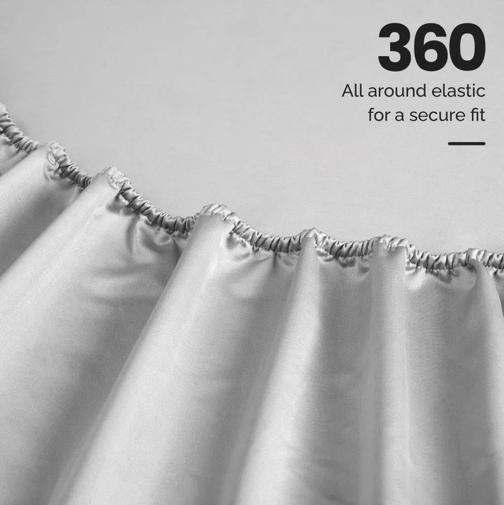 Egyptian Cotton Sateen Sheet Set 1500 Thread Count - Image 72