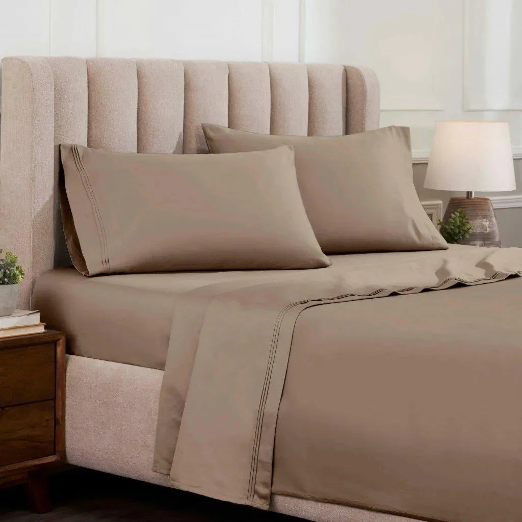 Egyptian Cotton Sateen Sheet Set 1500 Thread Count - Image 80