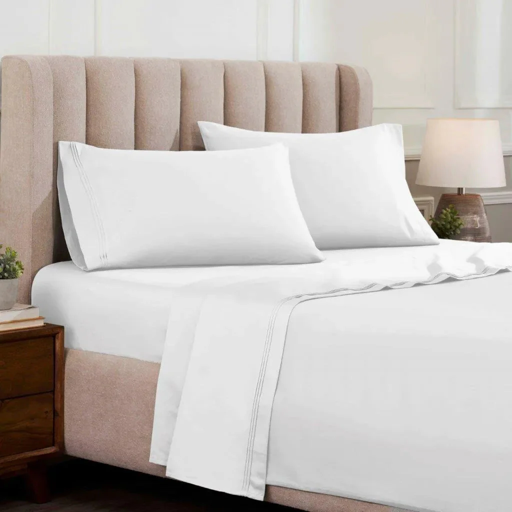 Egyptian Cotton Sateen Sheet Set 1500 Thread Count - Image 89