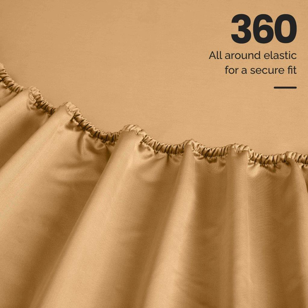 Egyptian Cotton Sateen Sheet Set 1500 Thread Count - Image 9