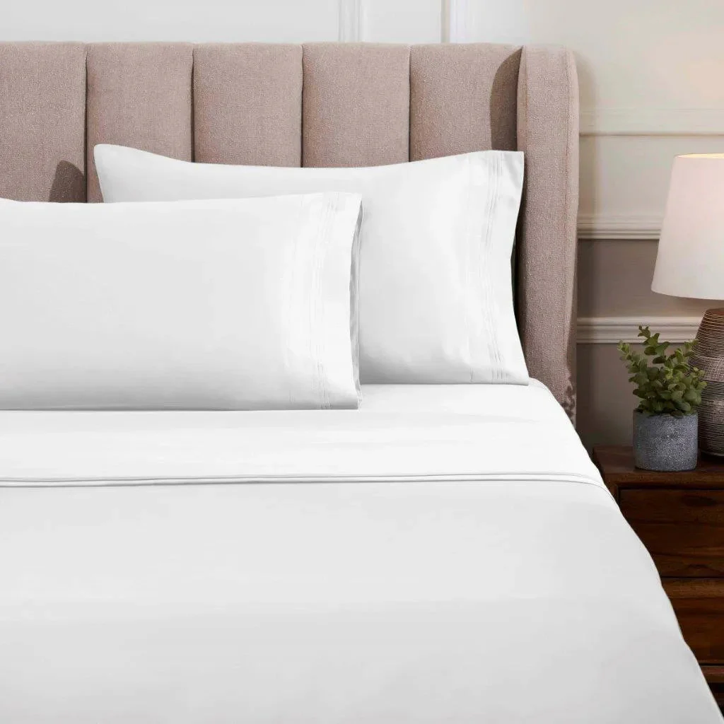 Egyptian Cotton Sateen Sheet Set 1500 Thread Count - Image 95