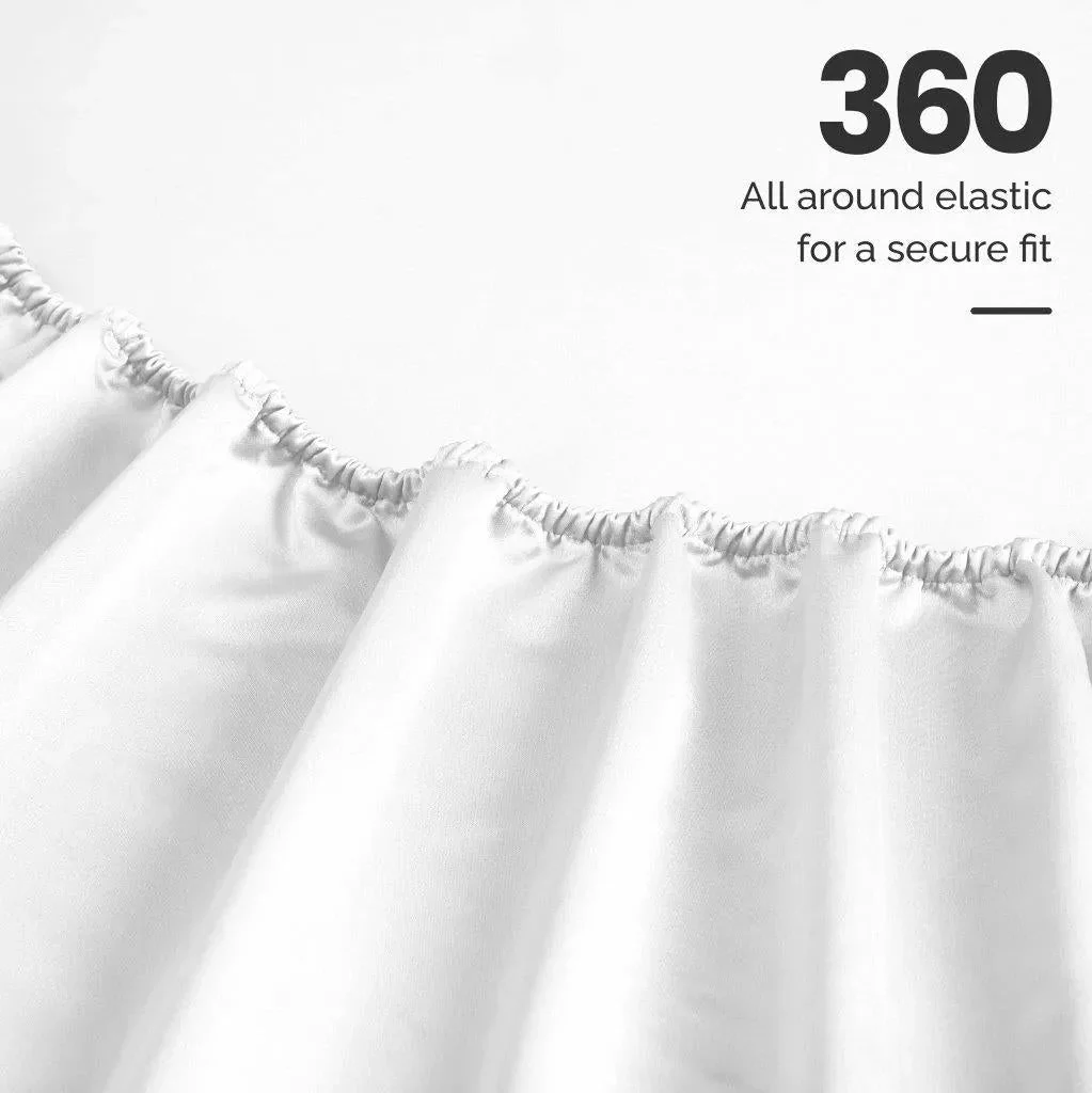 Egyptian Cotton Sateen Sheet Set 1500 Thread Count - Image 97
