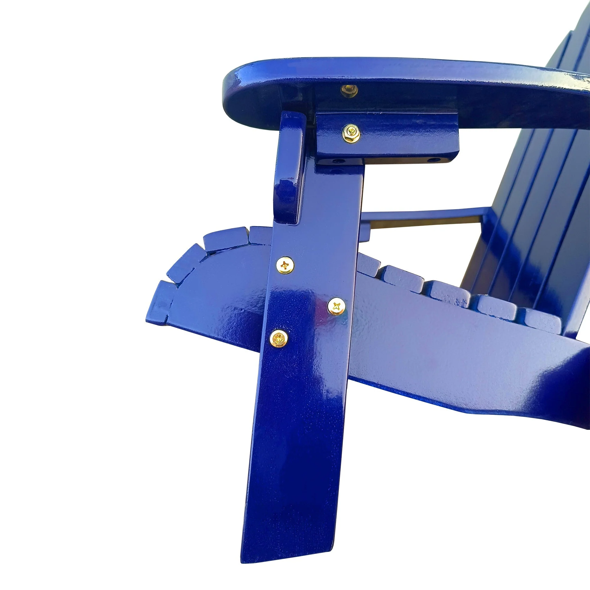 Ehomexpert Classic Wood Children Adirondack Chair Blue Solid Wood Indoor Outdoor - Image 10