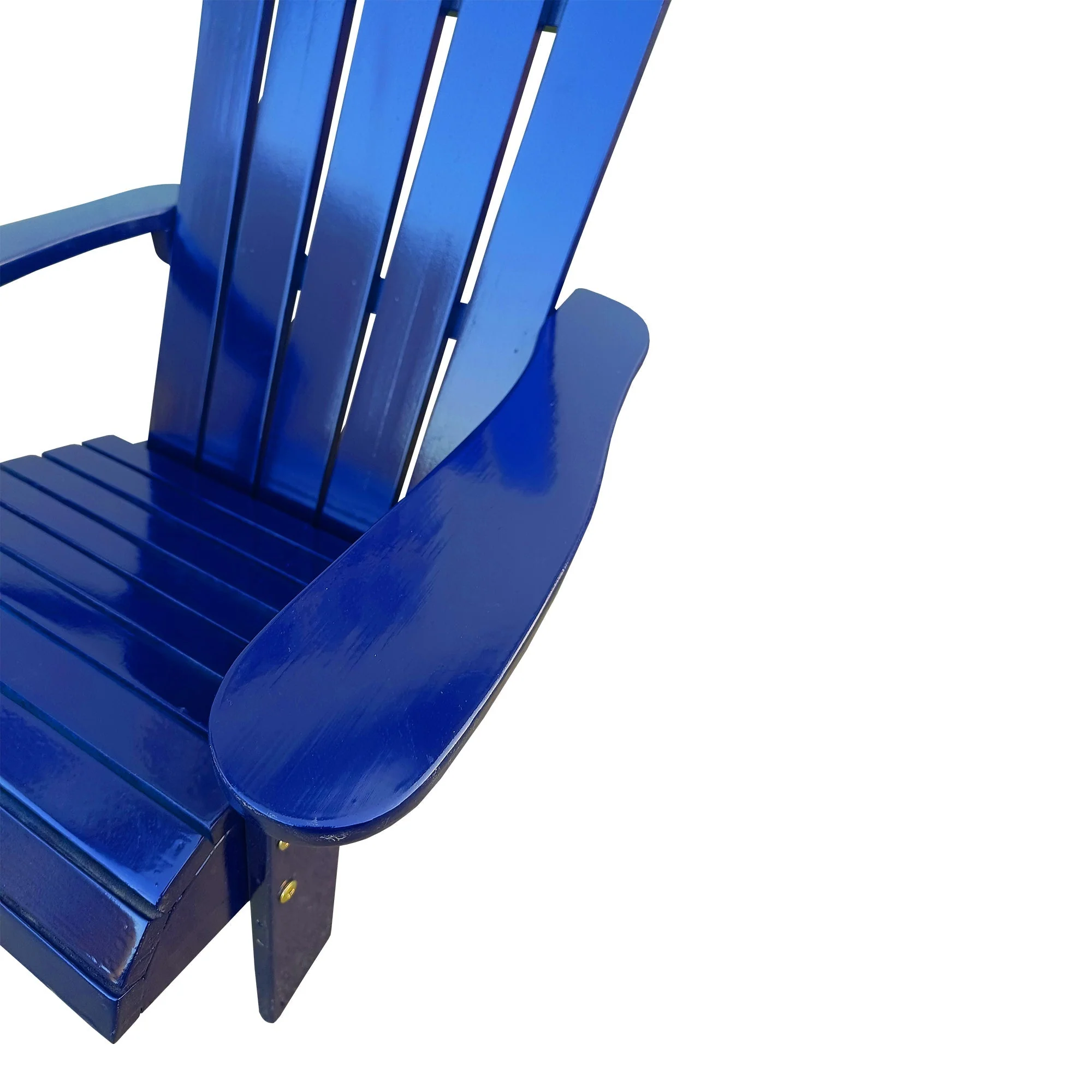 Ehomexpert Classic Wood Children Adirondack Chair Blue Solid Wood Indoor Outdoor - Image 9