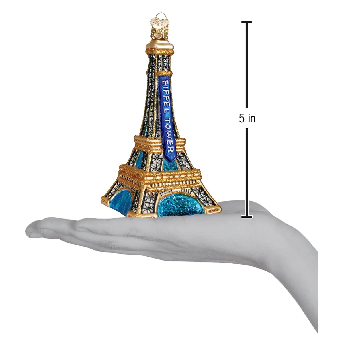 Eiffel Tower Ornament by Old World Christmas - Image 5