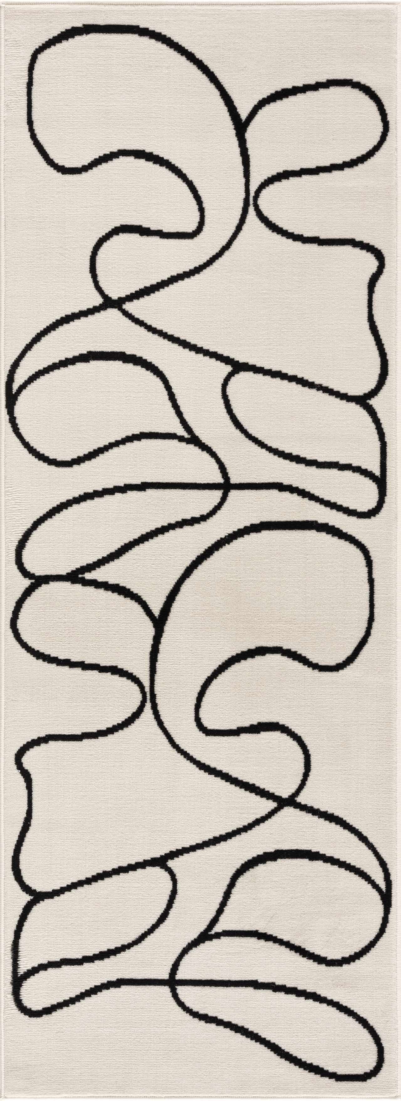 Eilir Modern Low Profile Boho Rug - Image 9