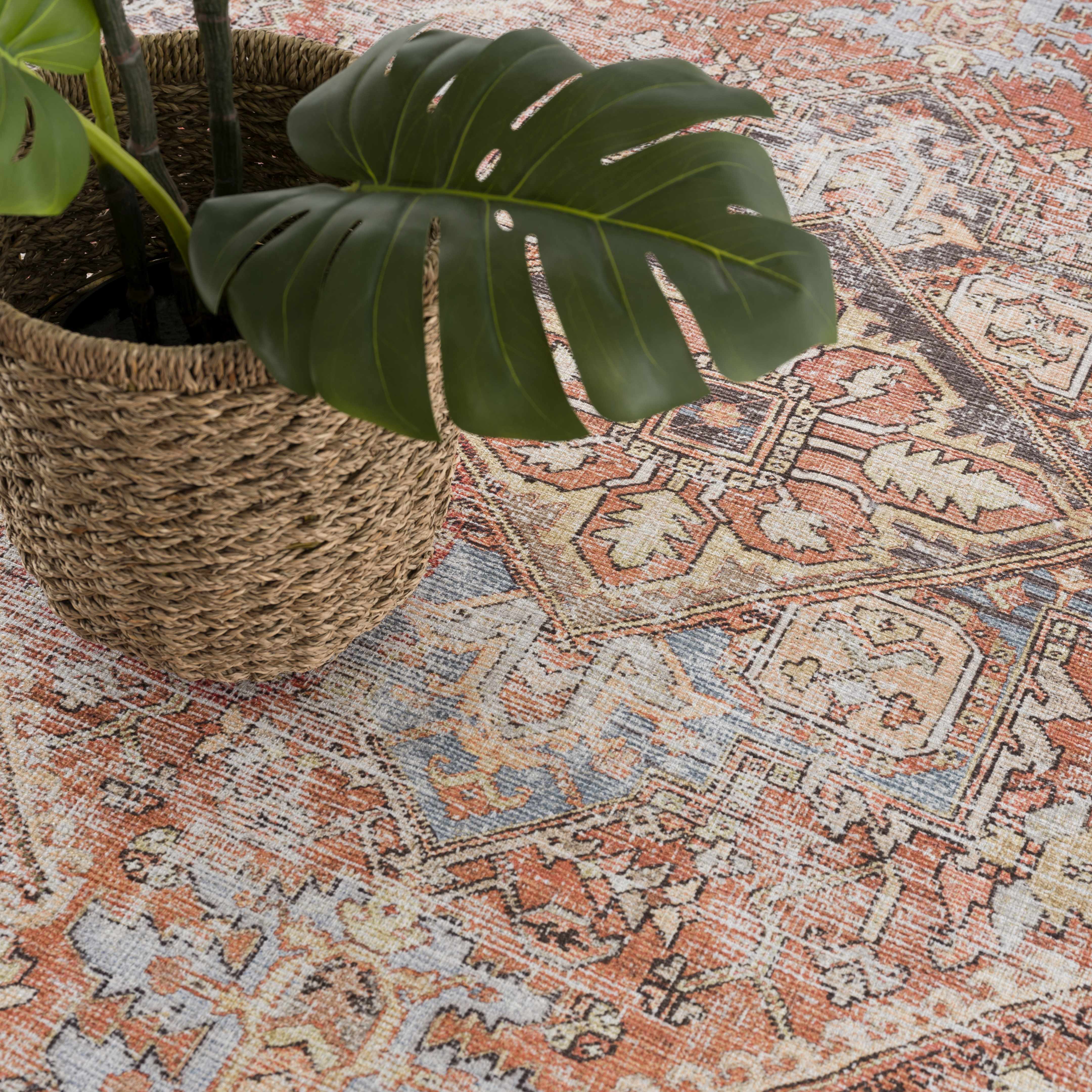 Eira Distressed Washable Rug - Clearance - Image 12