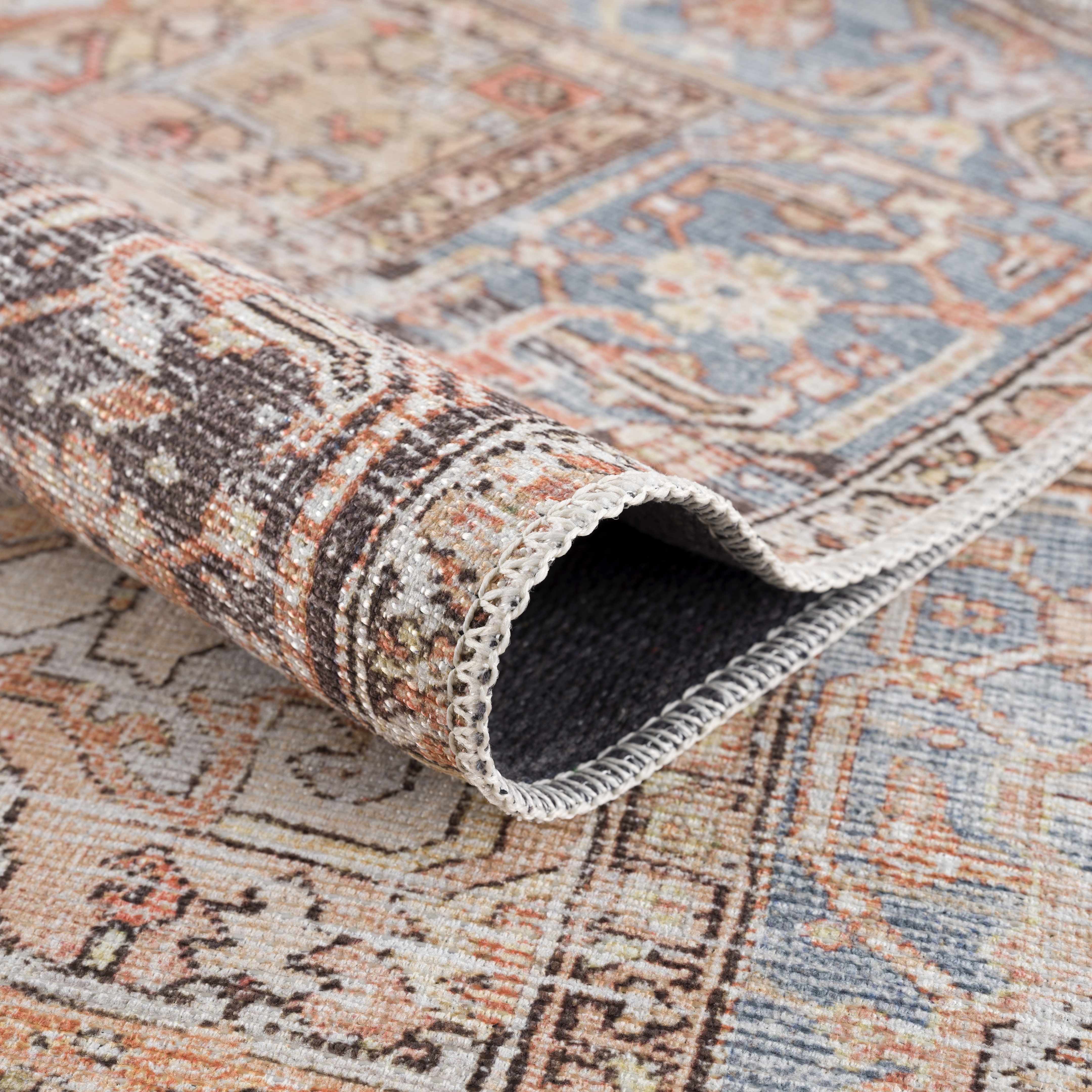 Eira Distressed Washable Rug - Clearance - Image 6