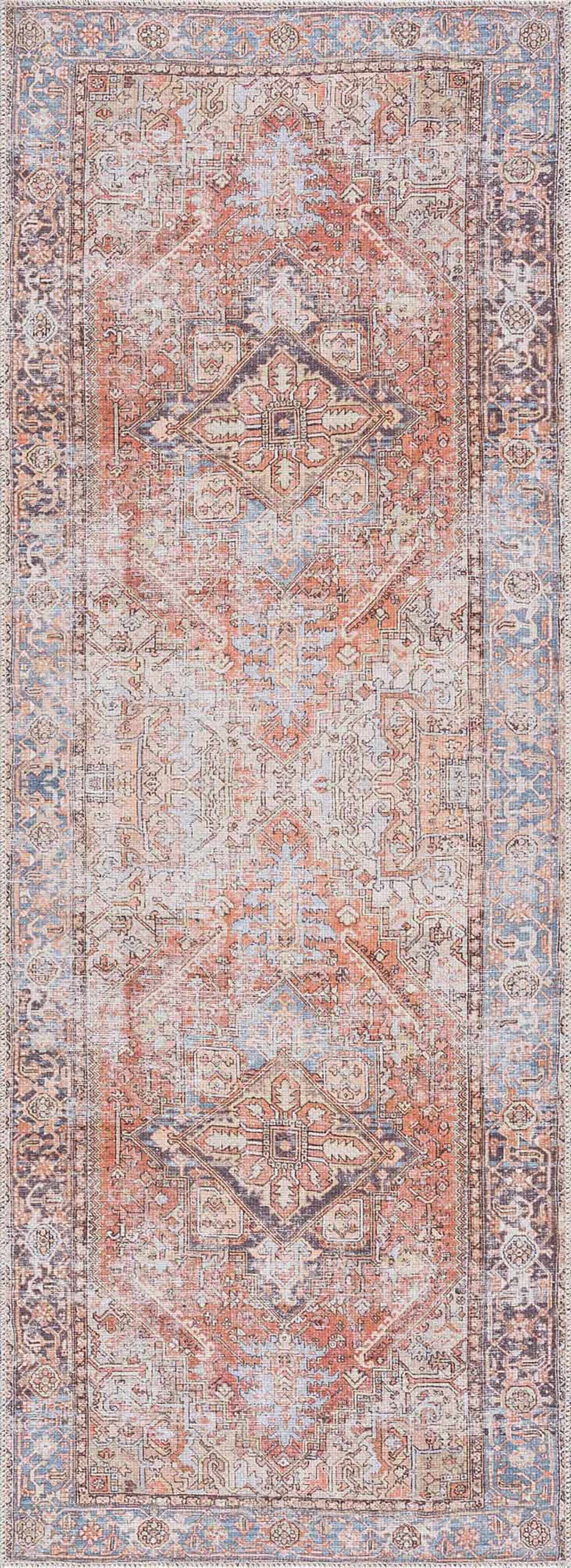 Eira Distressed Washable Rug - Clearance - Image 9