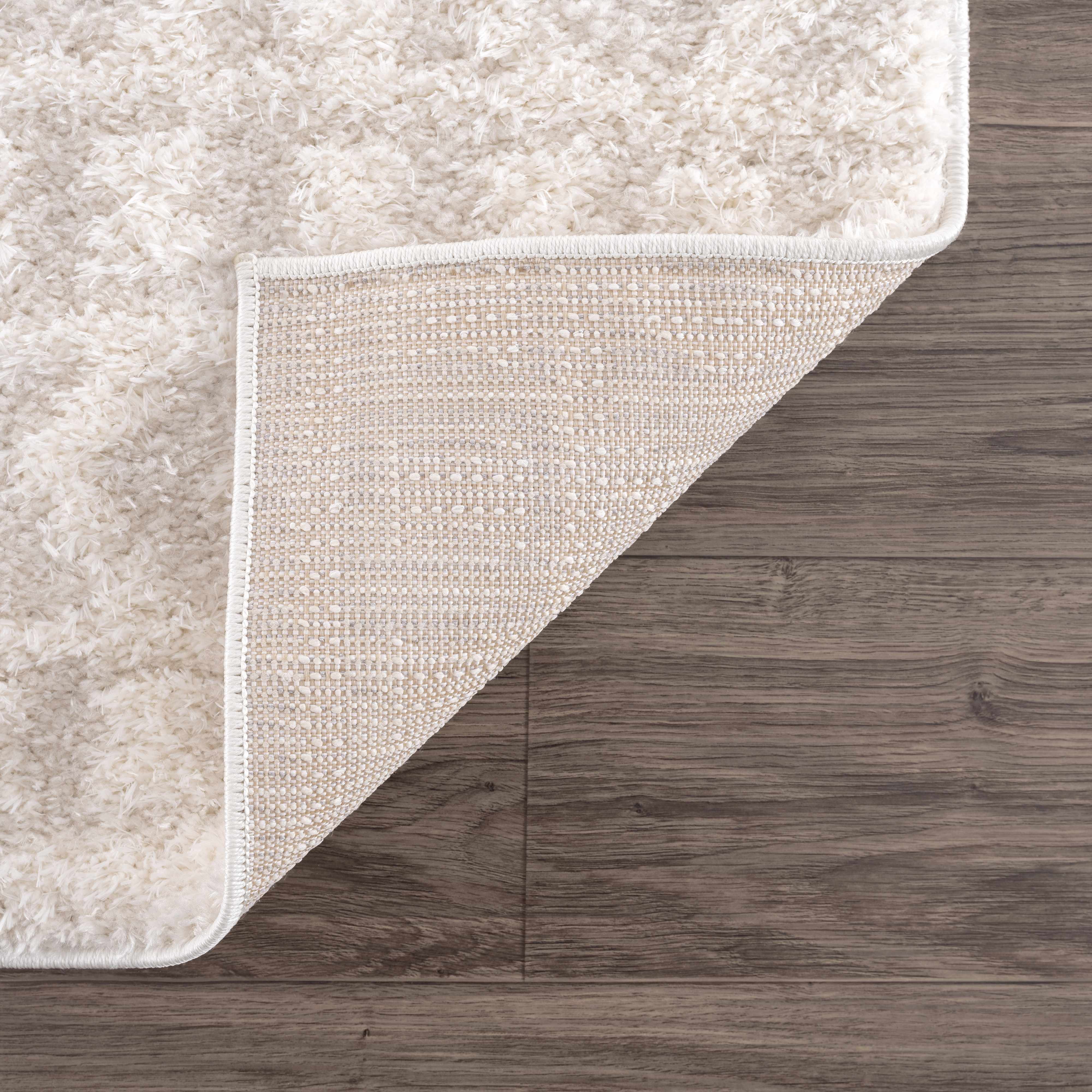Eivin Cream Diamonds Plush Rug - Image 10