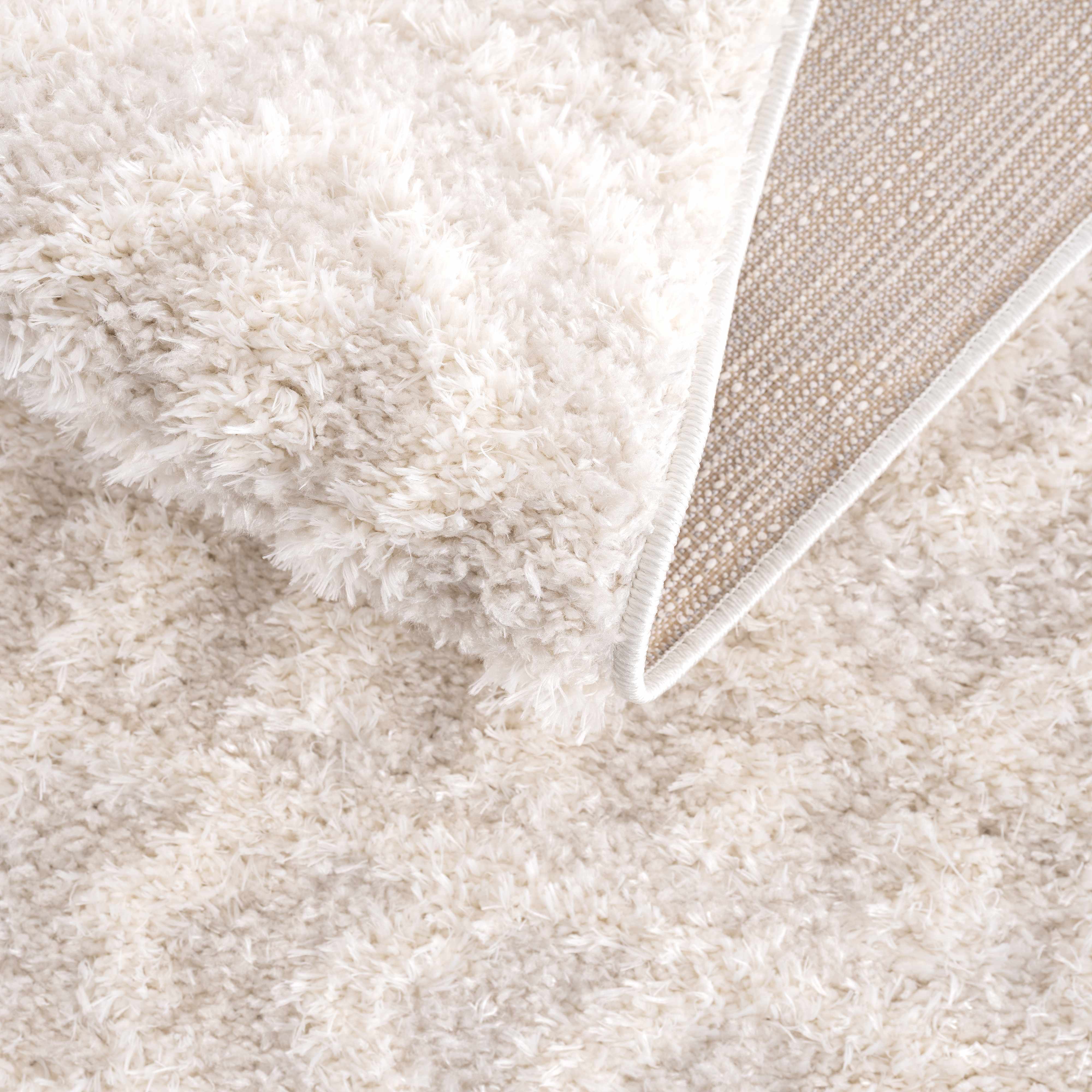 Eivin Cream Diamonds Plush Rug - Image 14