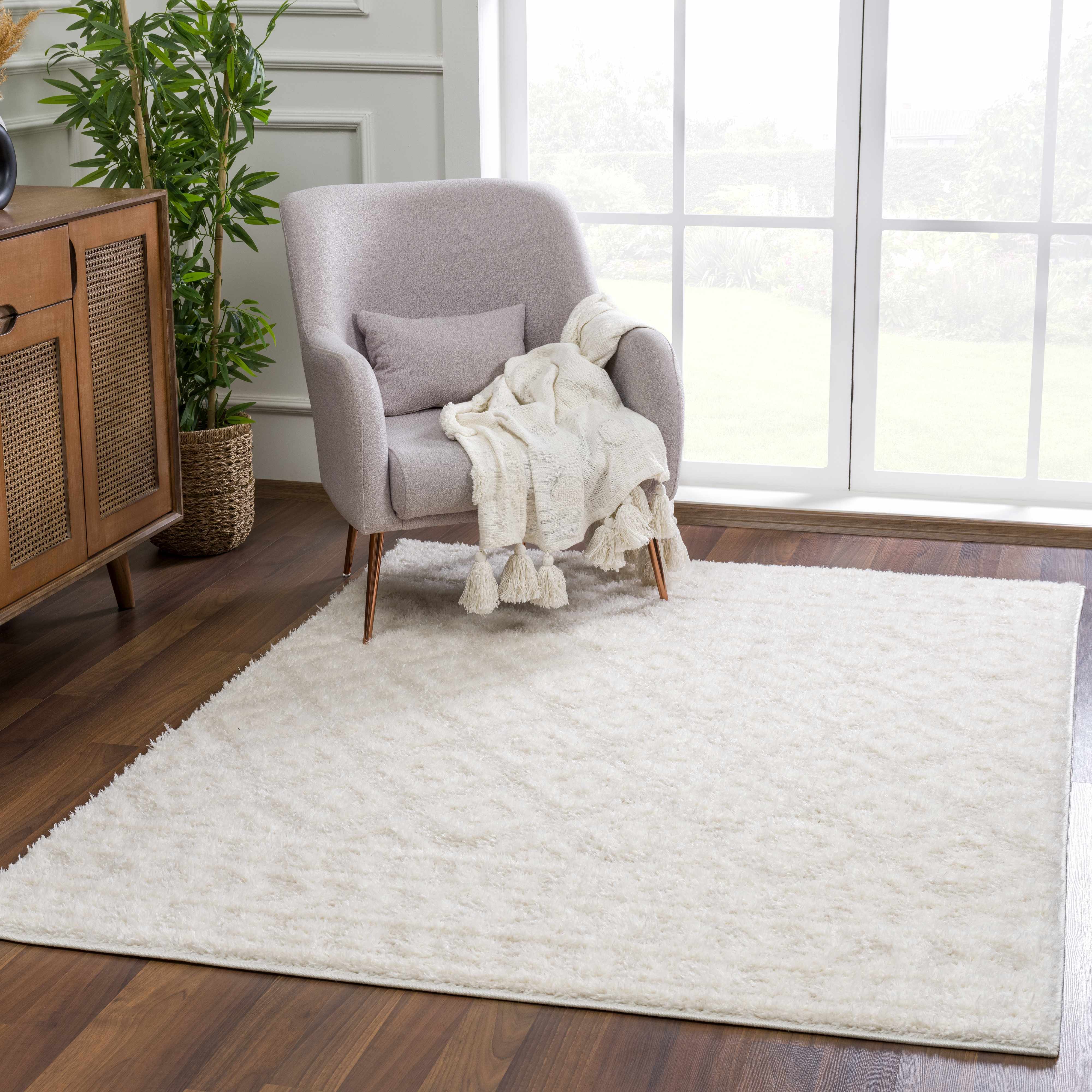 Eivin Cream Diamonds Plush Rug - Image 20