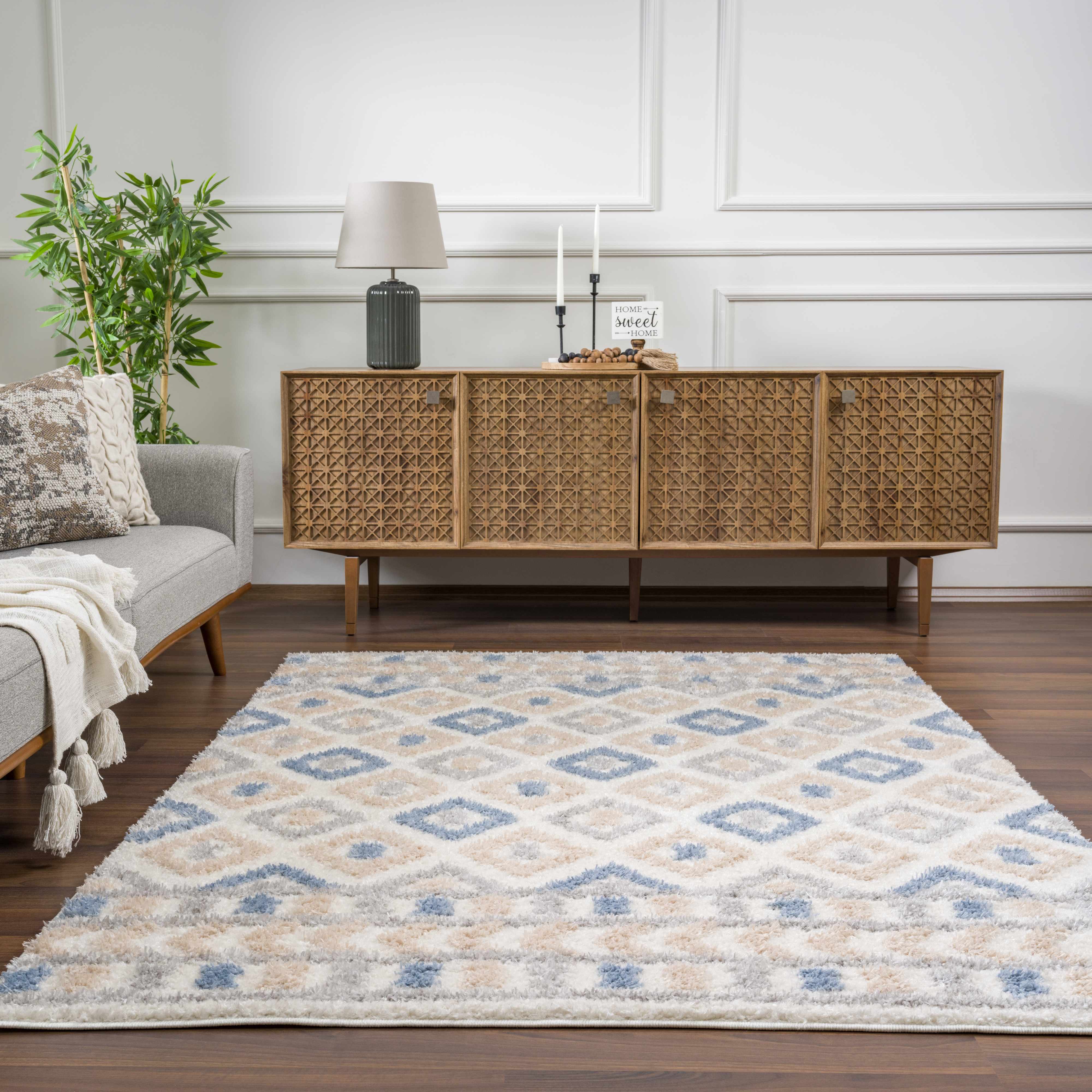 Eivin Pink & Blue Area Rug - Clearance - Image 22