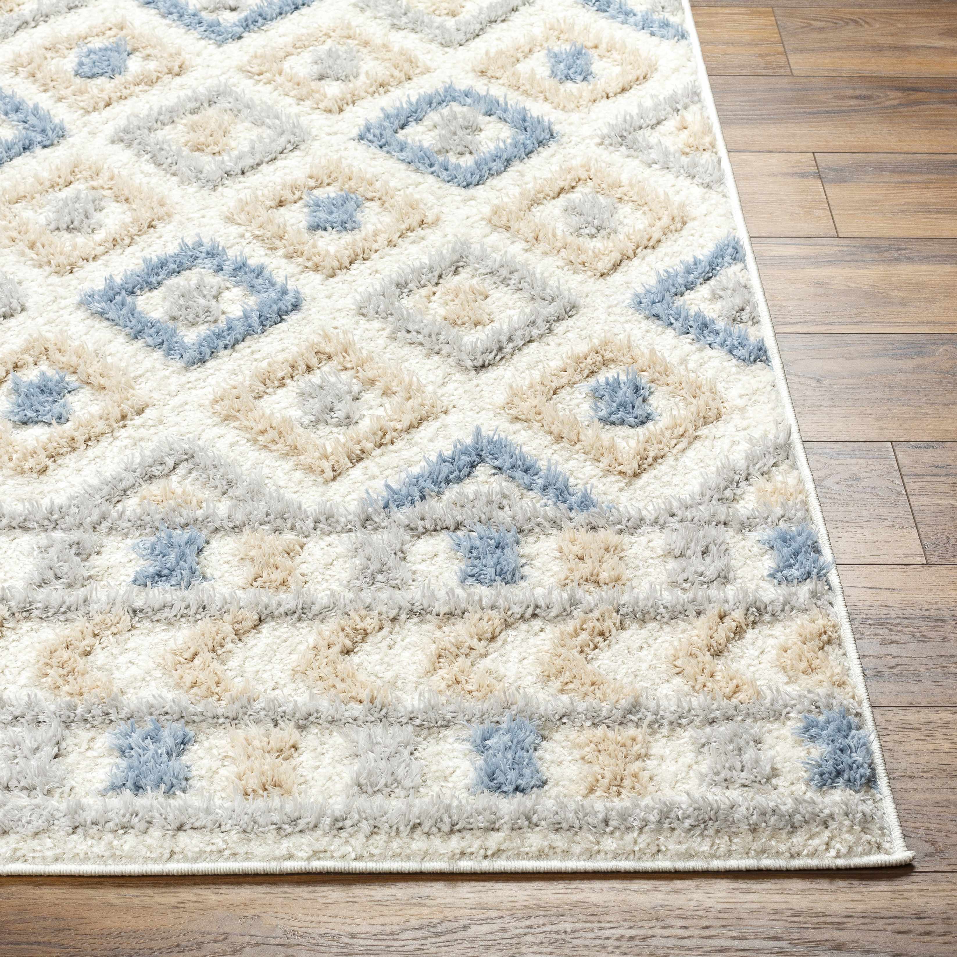 Eivin Pink & Blue Area Rug - Clearance - Image 5