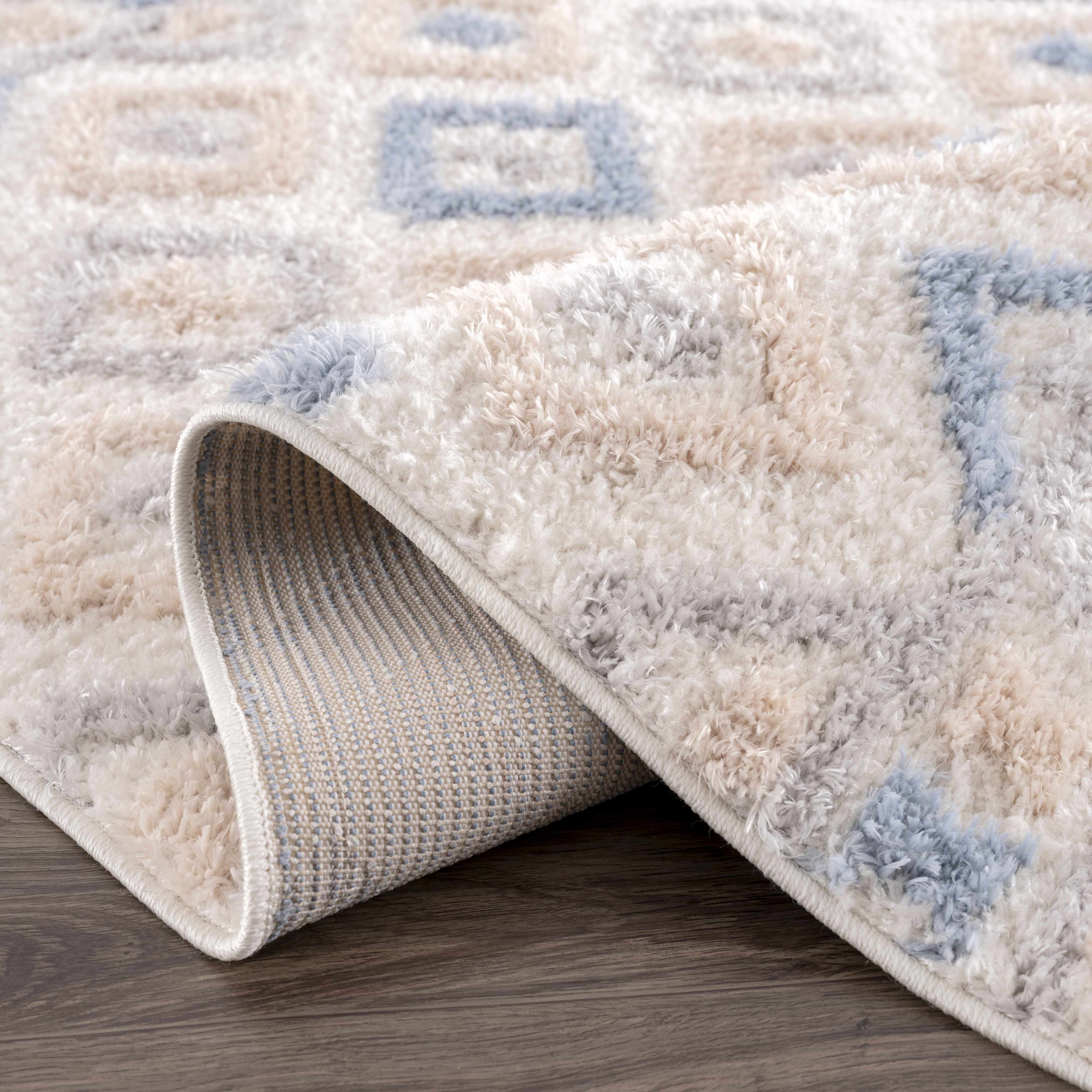 Eivin Pink & Blue Area Rug - Clearance - Image 7