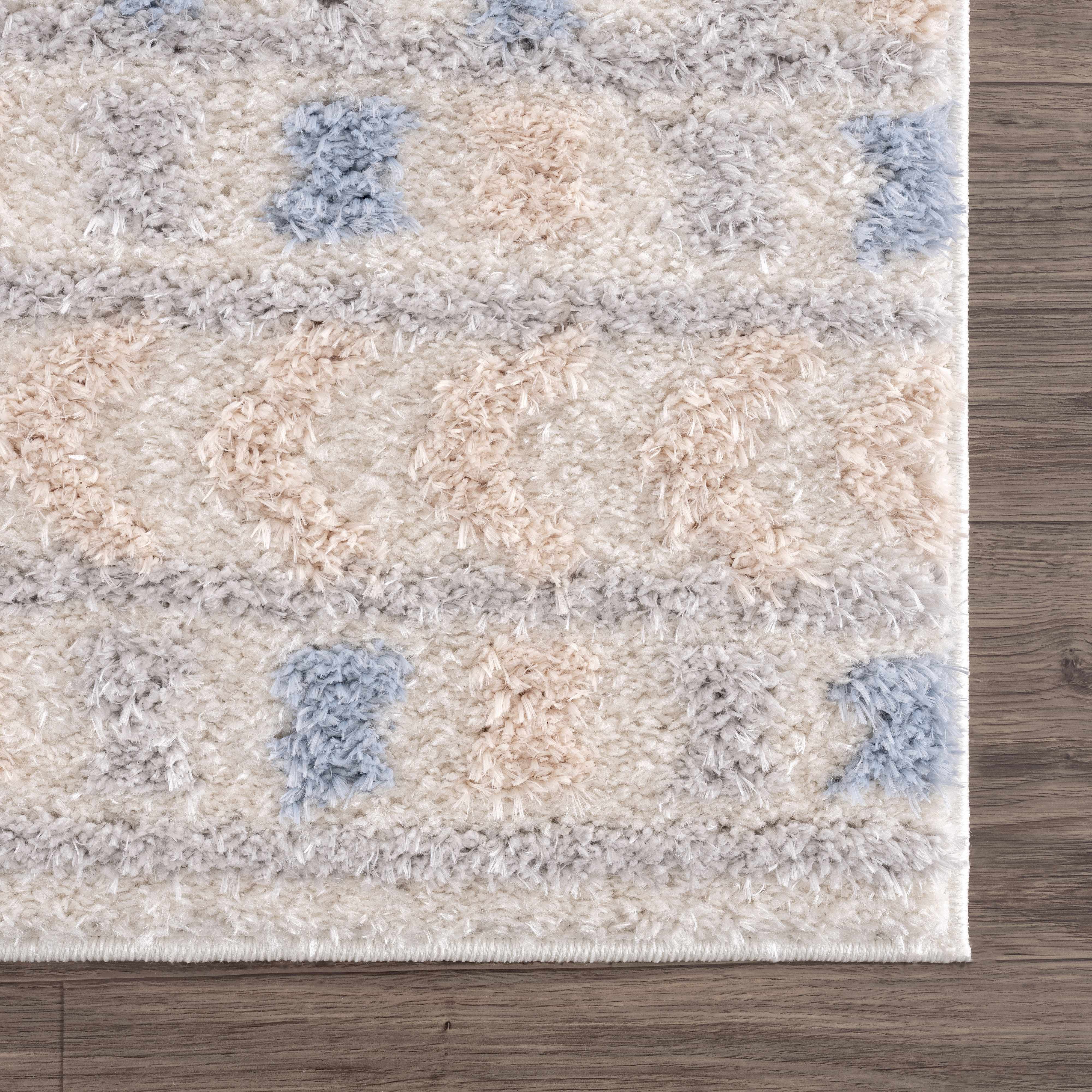 Eivin Pink & Blue Area Rug - Clearance - Image 9