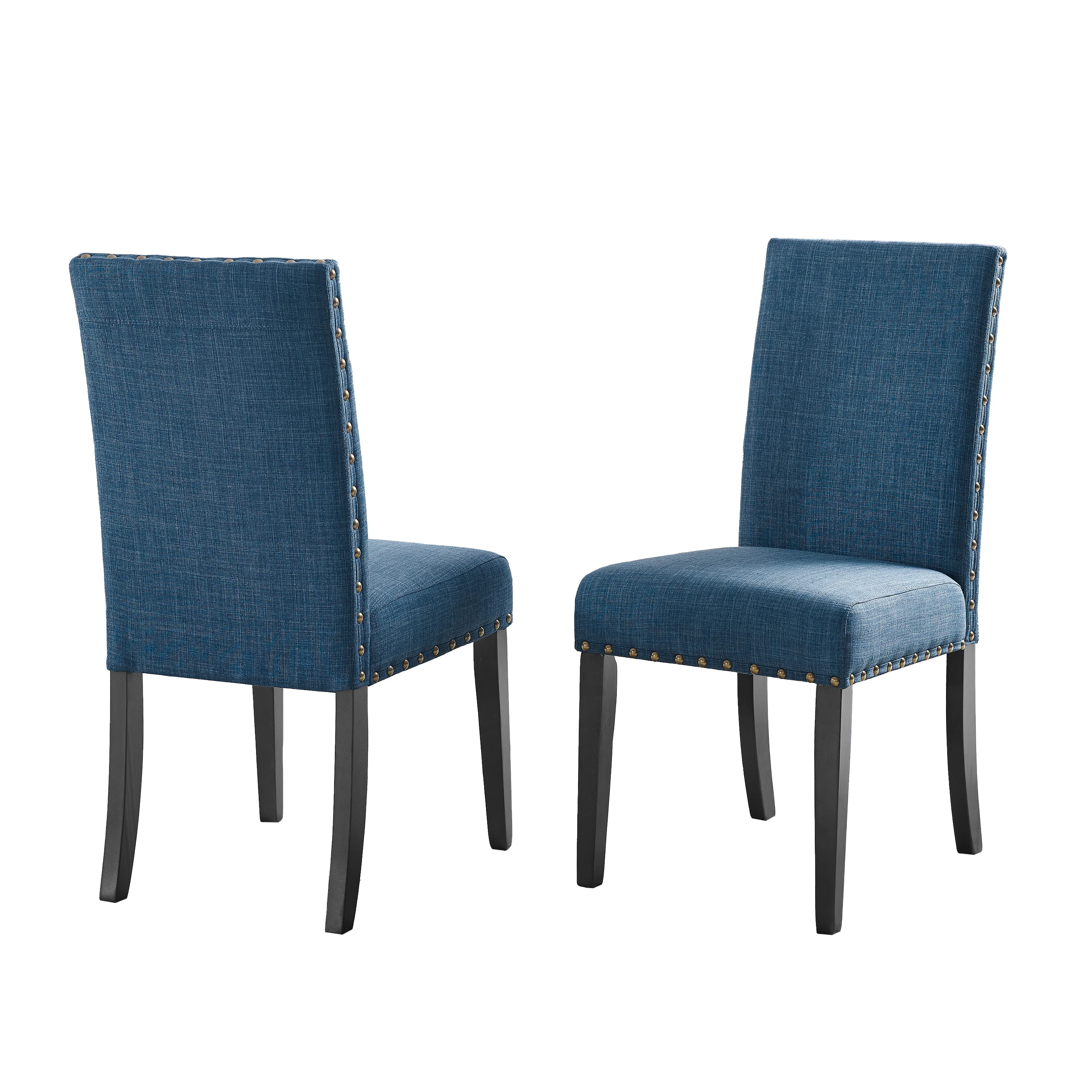 Eleanor Upholstered Dining Chairs with Nailhead Trim - Set of 2 - Image 15