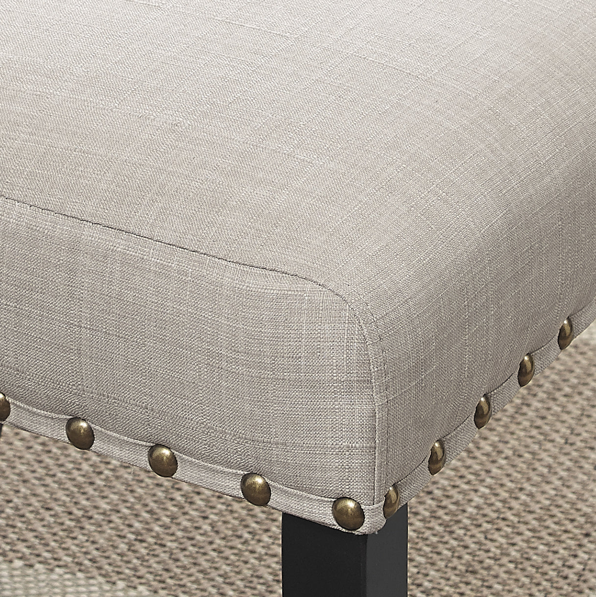 Eleanor Upholstered Dining Chairs with Nailhead Trim - Set of 2 - Image 6