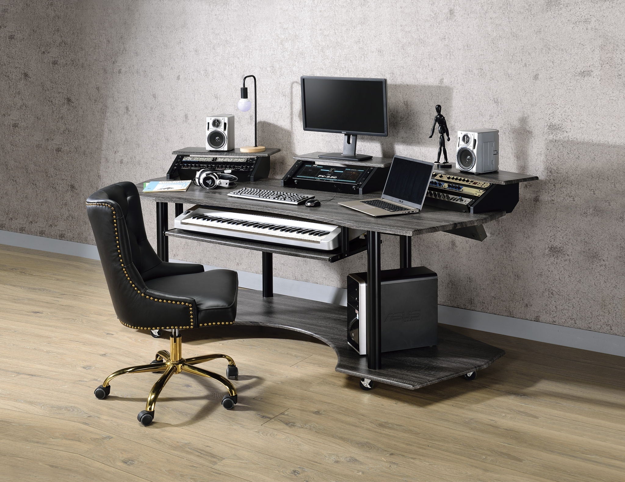 Eleazar - Music Recording Studio Desk - Wood - Image 2