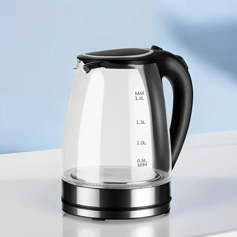 Electric Glass Kettle 1.8L 1500W Fast Boil LED Cordless - Image 9