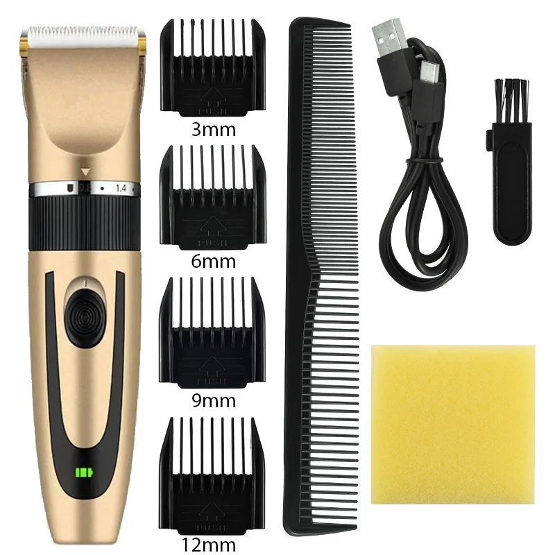 Electric Hair Trimmer for Men – Rechargeable Hair Clipper Professional Shaver - Image 8