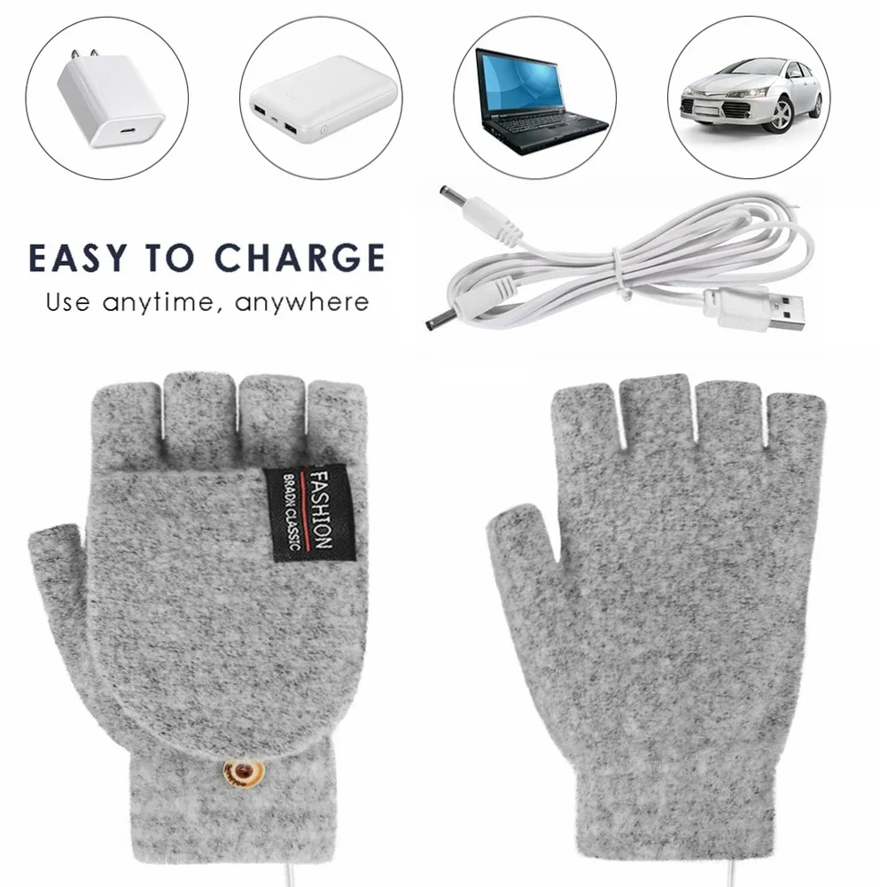 Electric Heated Gloves – USB Rechargeable Winter Hand Warmer for Skiing Sports - Image 3