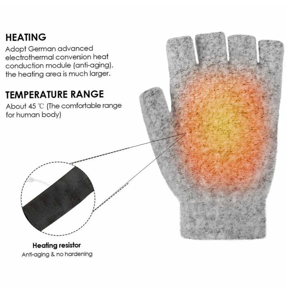 Electric Heated Gloves – USB Rechargeable Winter Hand Warmer for Skiing Sports - Image 4