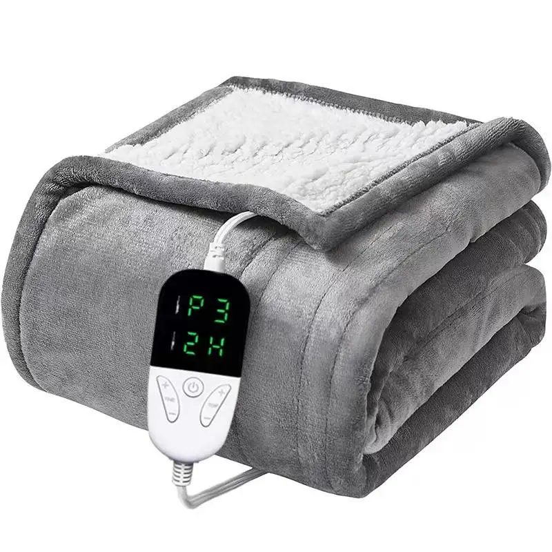 Electric Heated Throw Blanket Soft Washable 6 Heat Levels Auto Shut Off Safety - Image 6