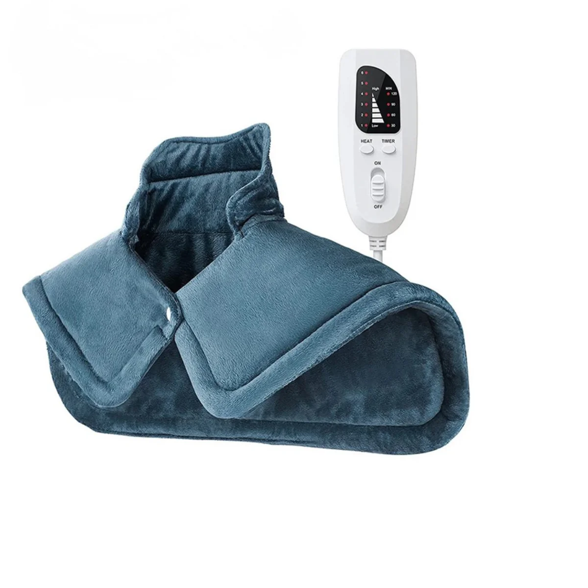Electric Heating Pad Shawl – Shoulder Neck Back Heat Therapy Pain Relief Wrap - Image 11