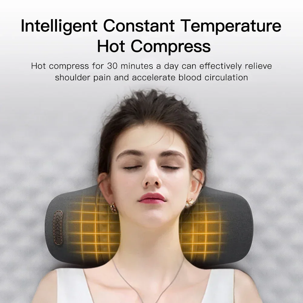 Electric Neck Massager Pillow – Heated Cervical Stretcher for Back & Sleep Support - Image 5