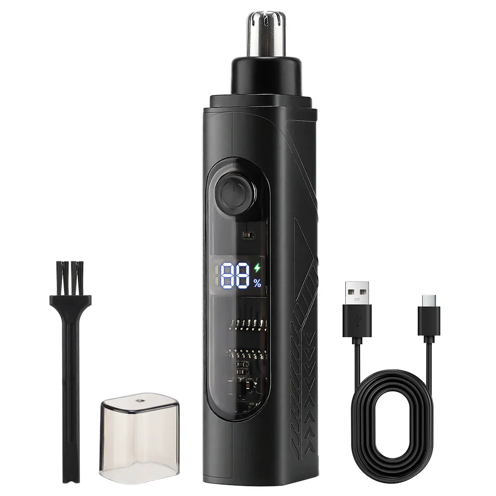 Electric Nose Hair Trimmer USB Rechargeable Ear & Nose Hair Remover for Men - Image 7