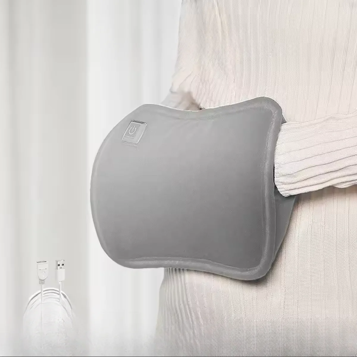 Electric USB Hand Warmer 3-Level Hot Water Bag Soft Reusable Winter Pocket - Image 8