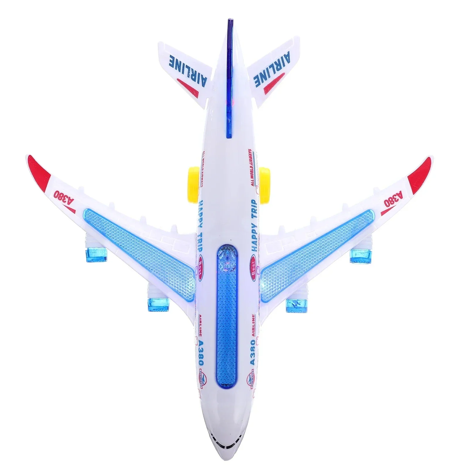 Electronic Airplane Toy with Music & Lights – Automatic Rotating Educational Plane - Image 5