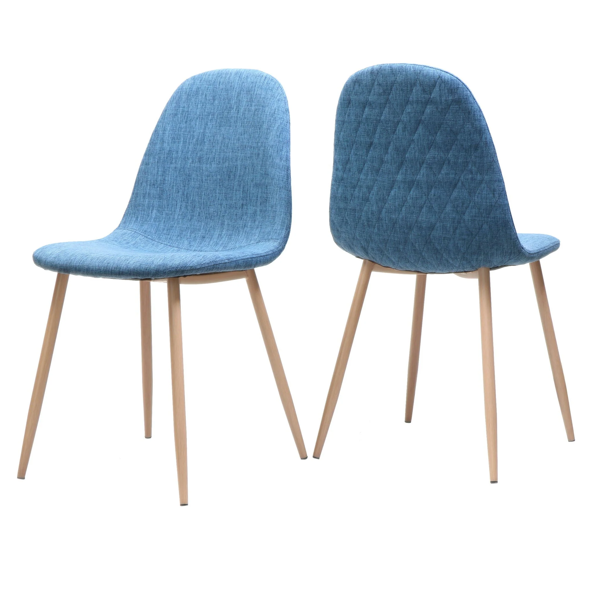 Elegant Dining Chair Set With Fabric - Image 3