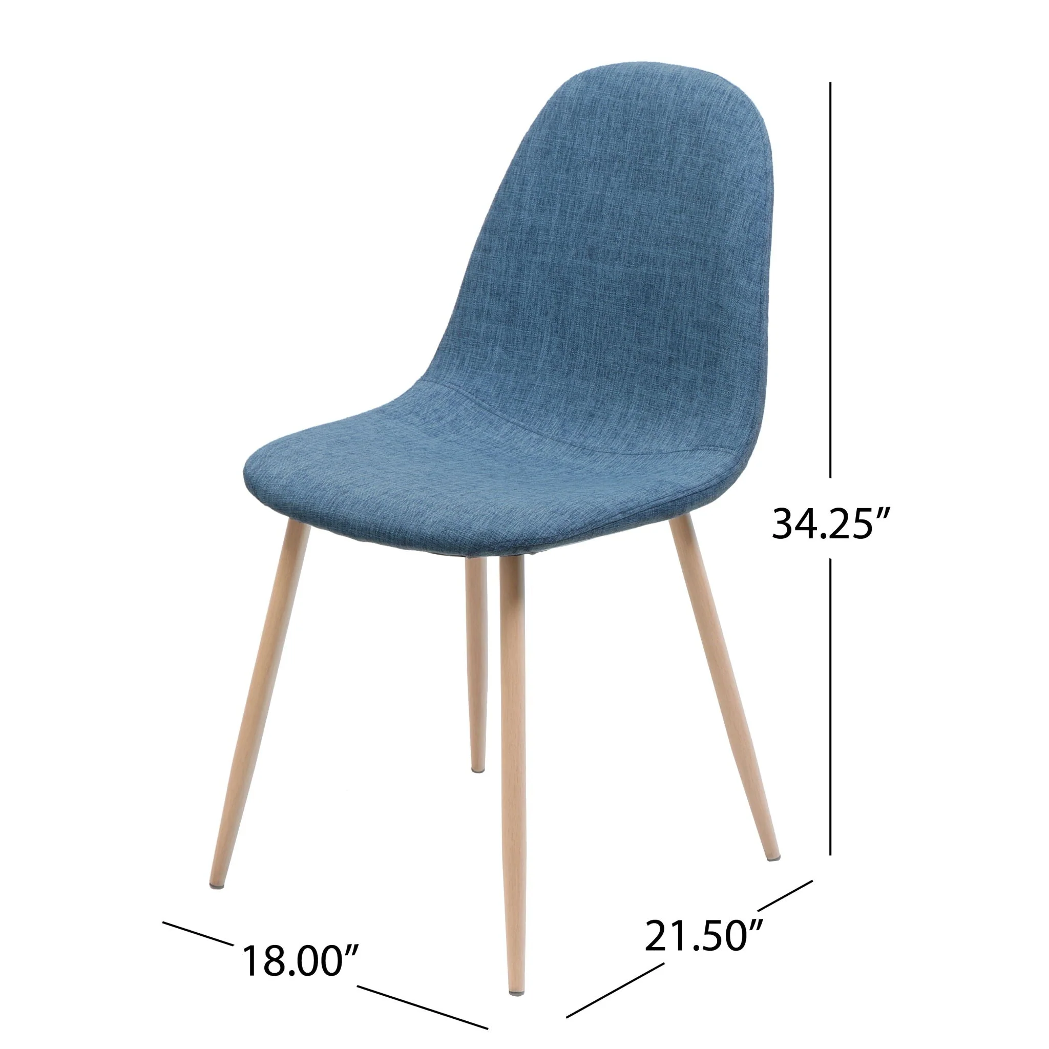 Elegant Dining Chair Set With Fabric - Image 6