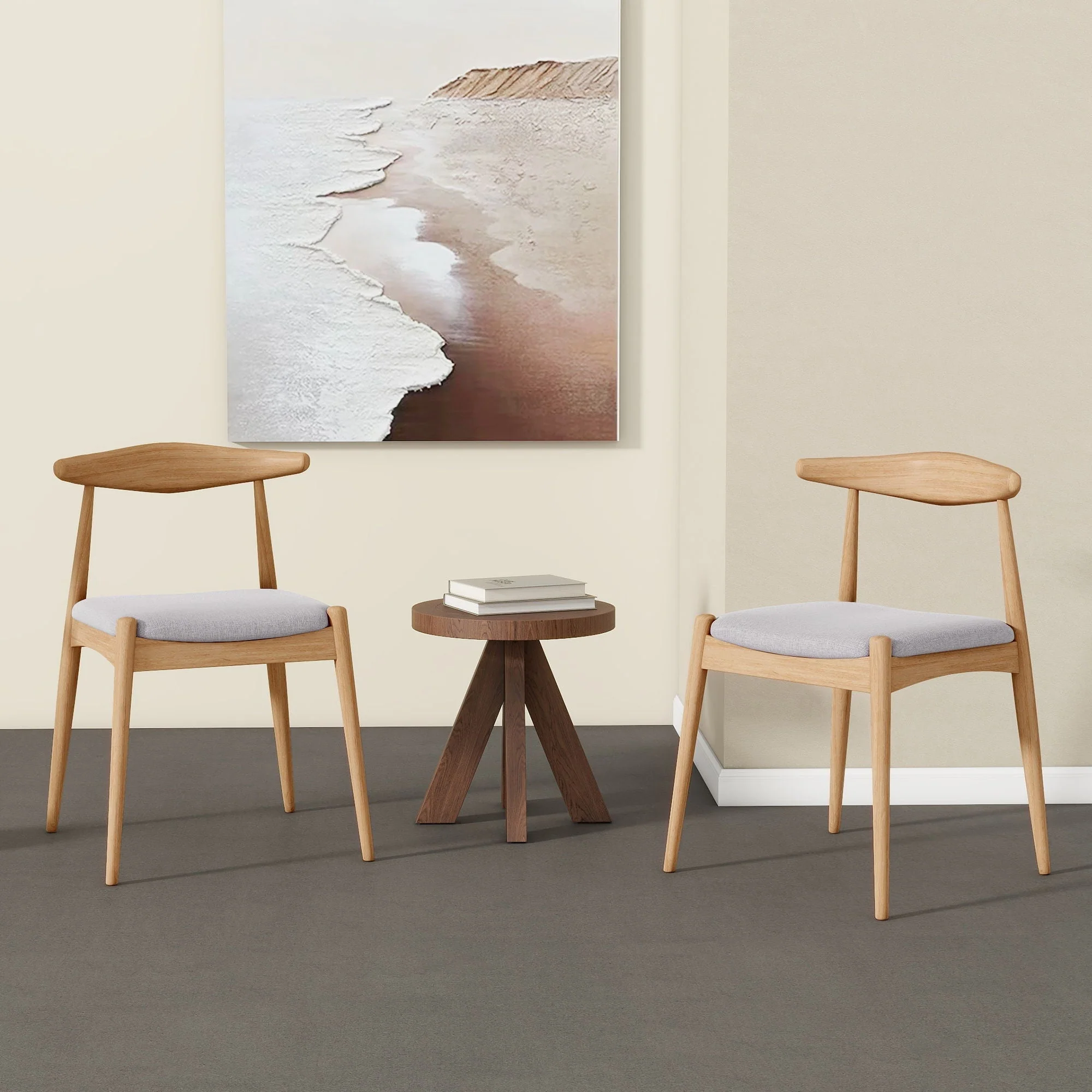 Elegant Dining Chairs With Ergonomic Backrest & Comfort Cushions (Set of 2) - Image 6