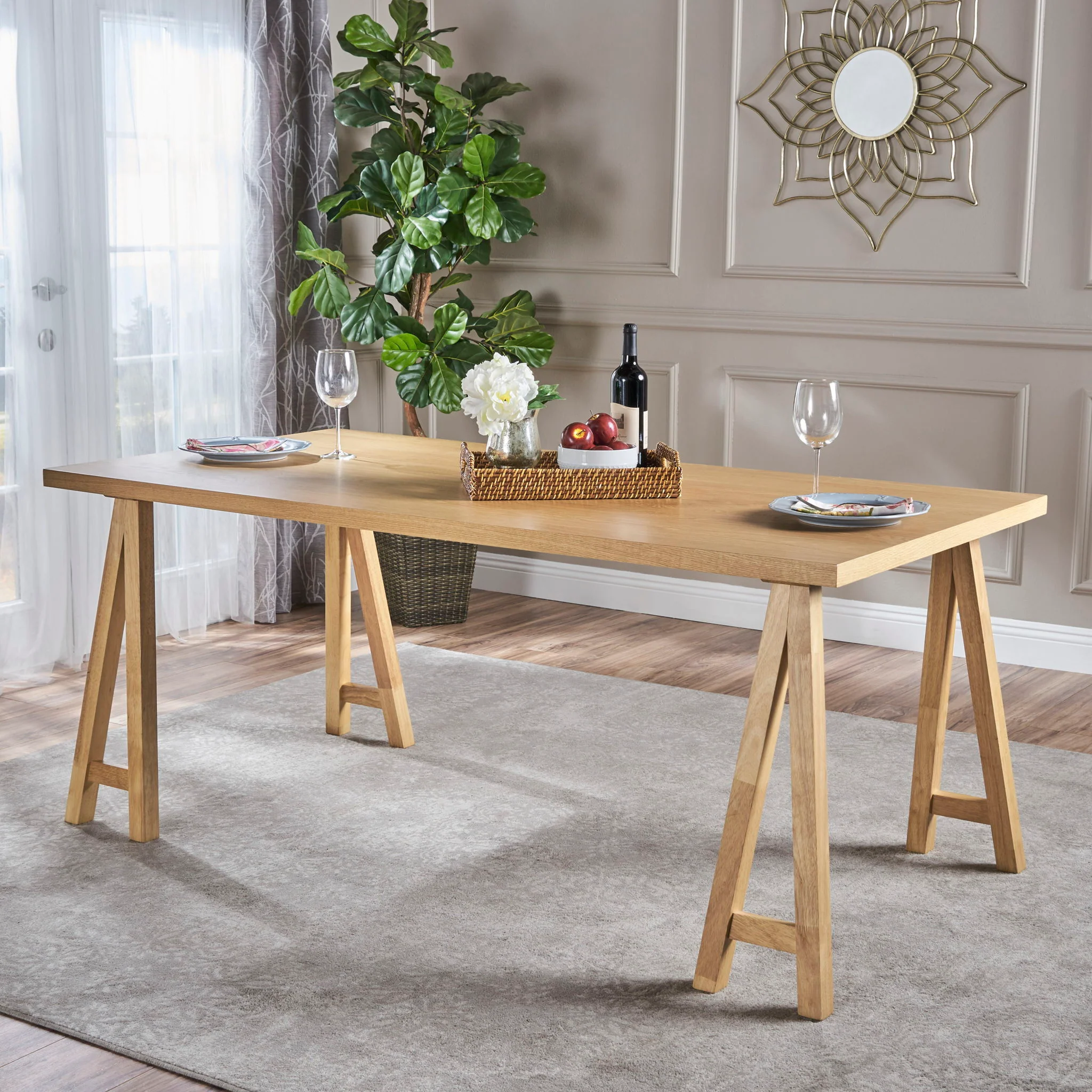 Elegant Dining Table Versatile Use - Image 22