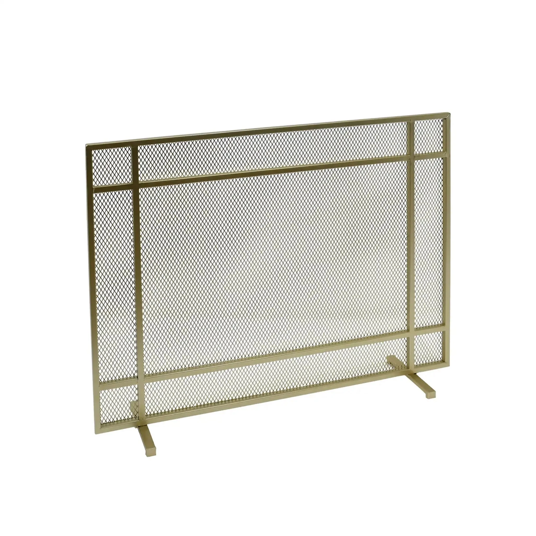 Elegant Iron Fire Screen For Fireplace Protection - Image 6