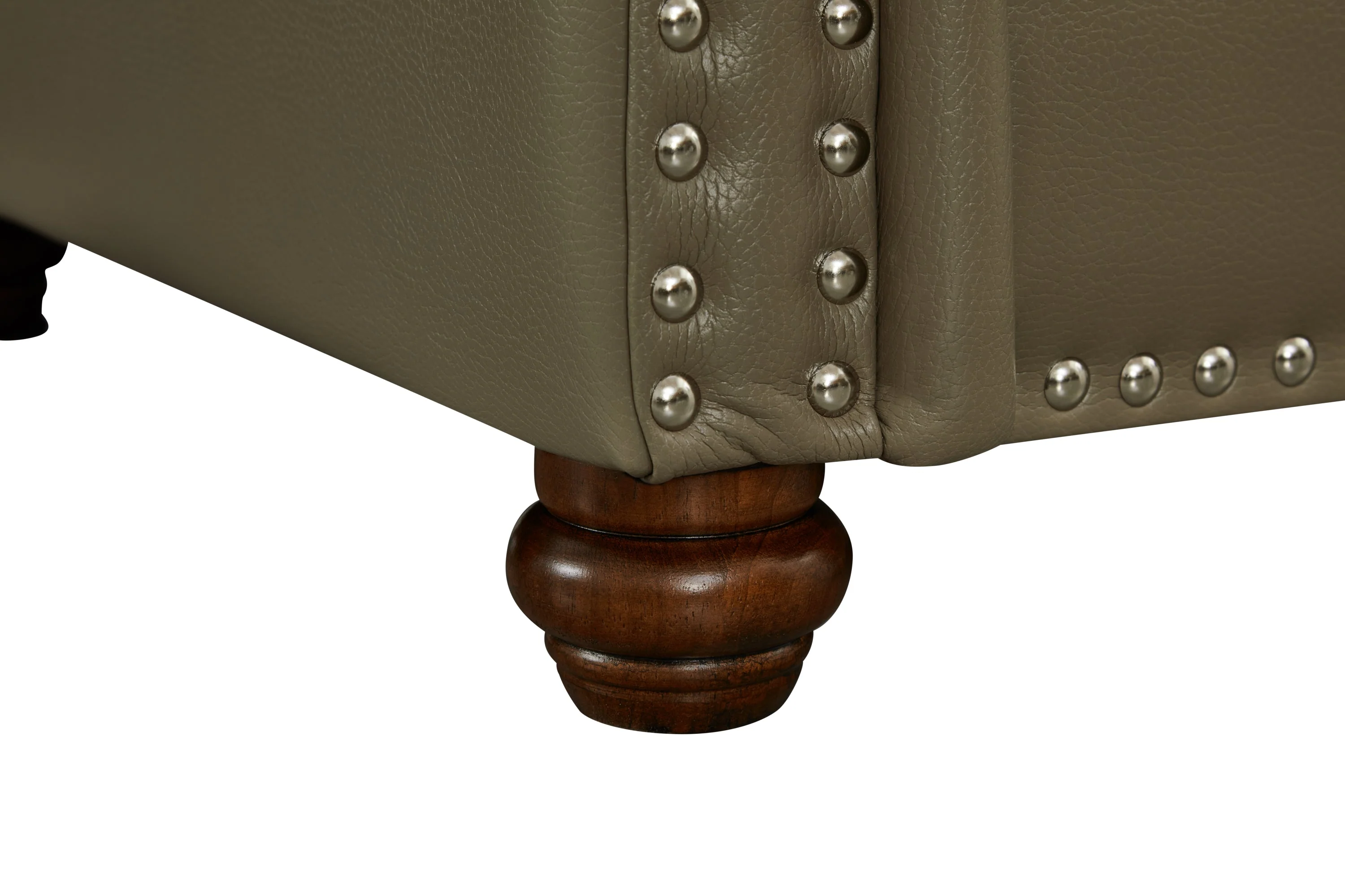 Elegant Leather Accent Chair - Image 6