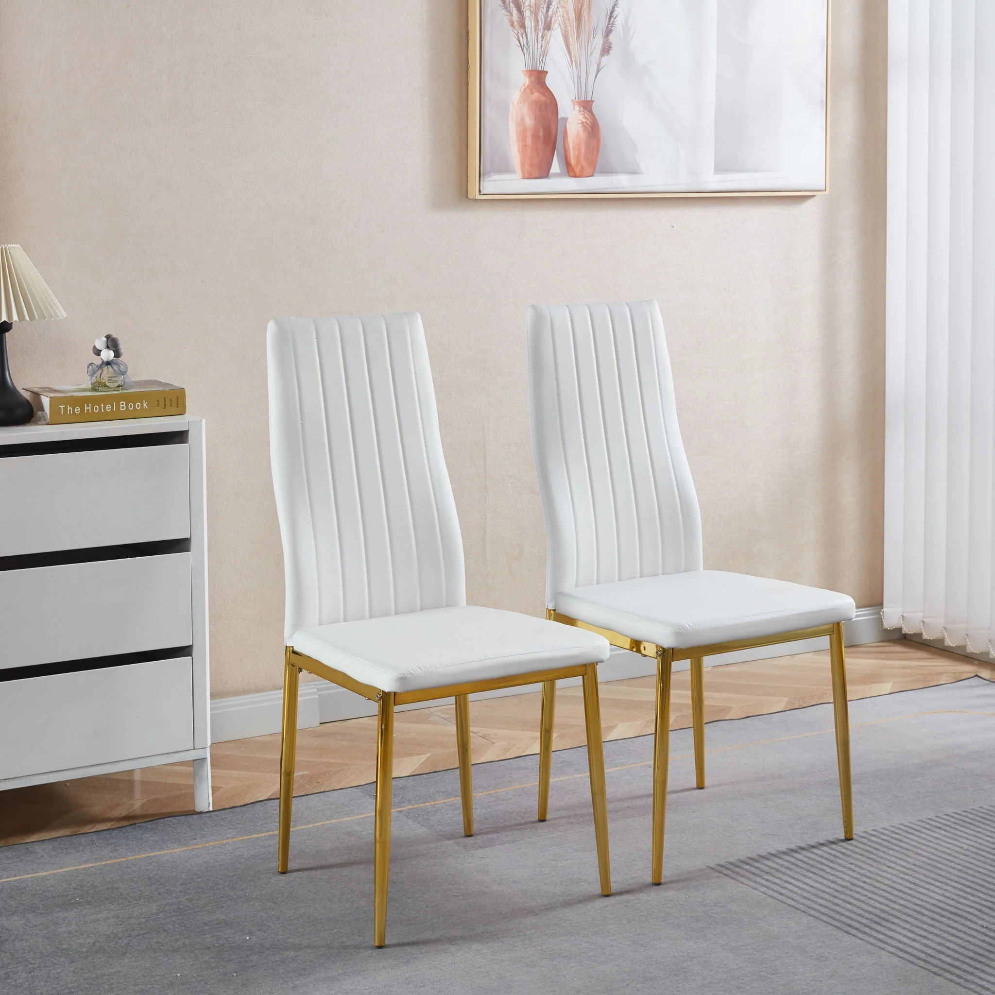 Elegant Legs Dining Chair (Set of 4) - Image 4