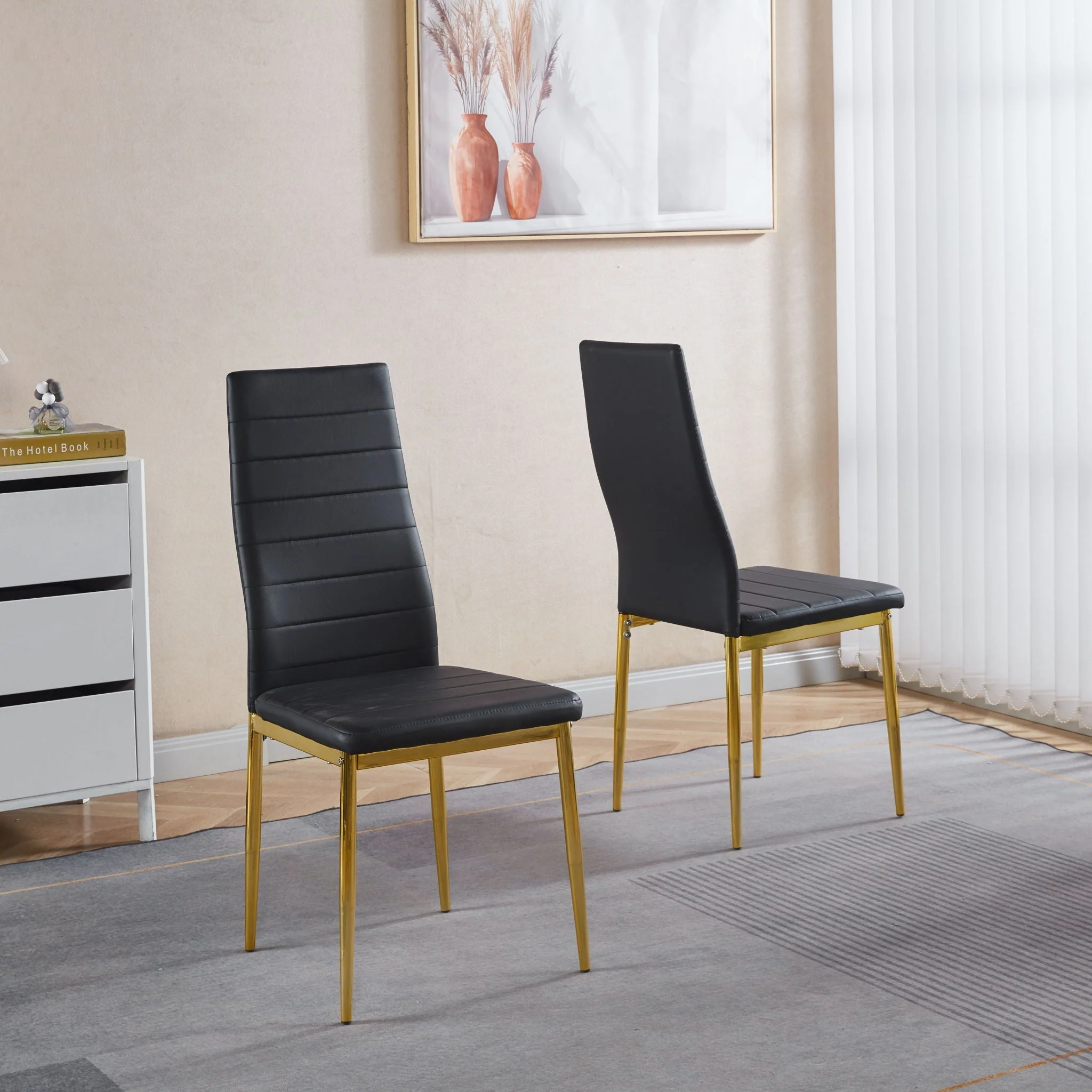 Elegant Legs Dining Chair (Set of 4) - Image 8