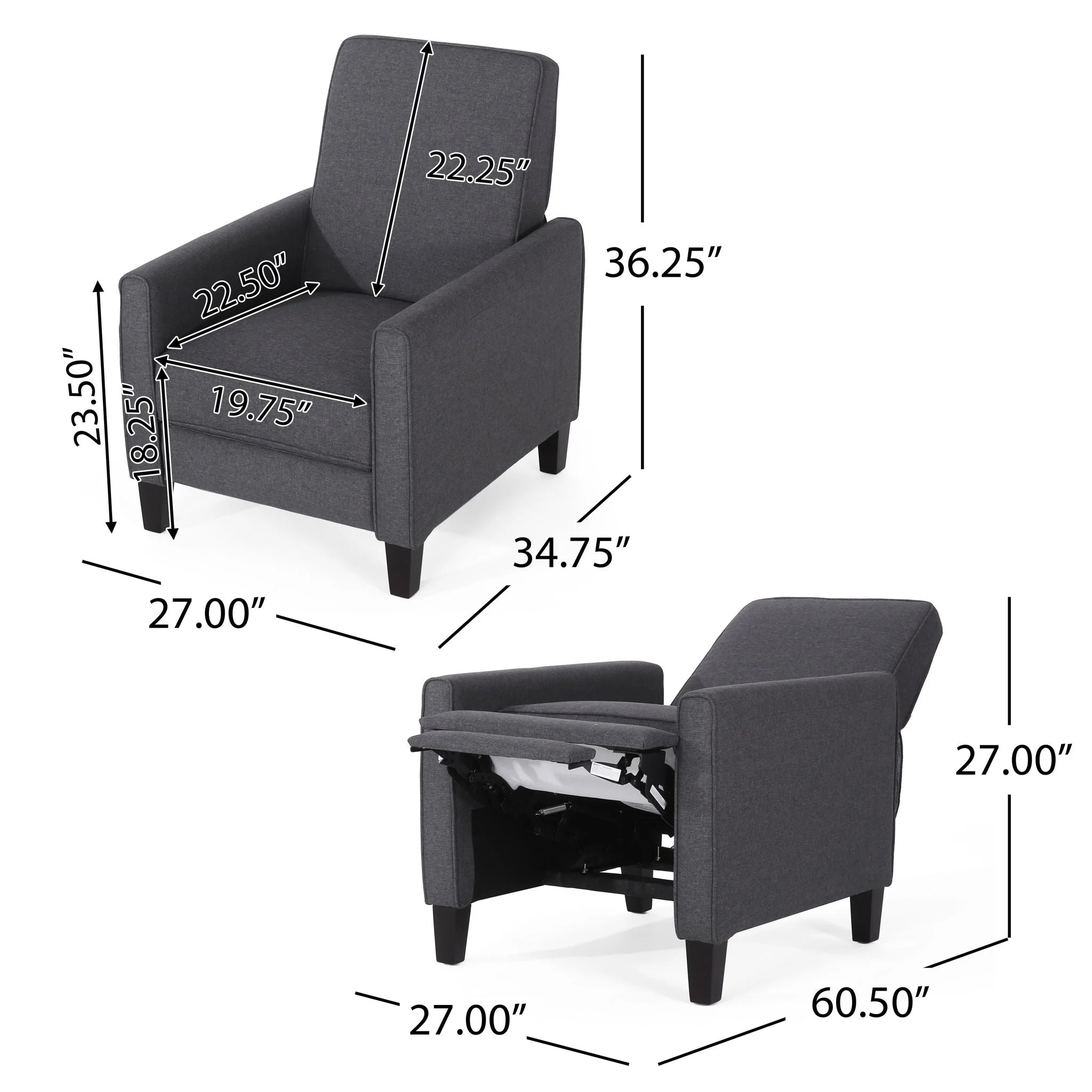 Elegant Push Back Chair For Home - Image 5