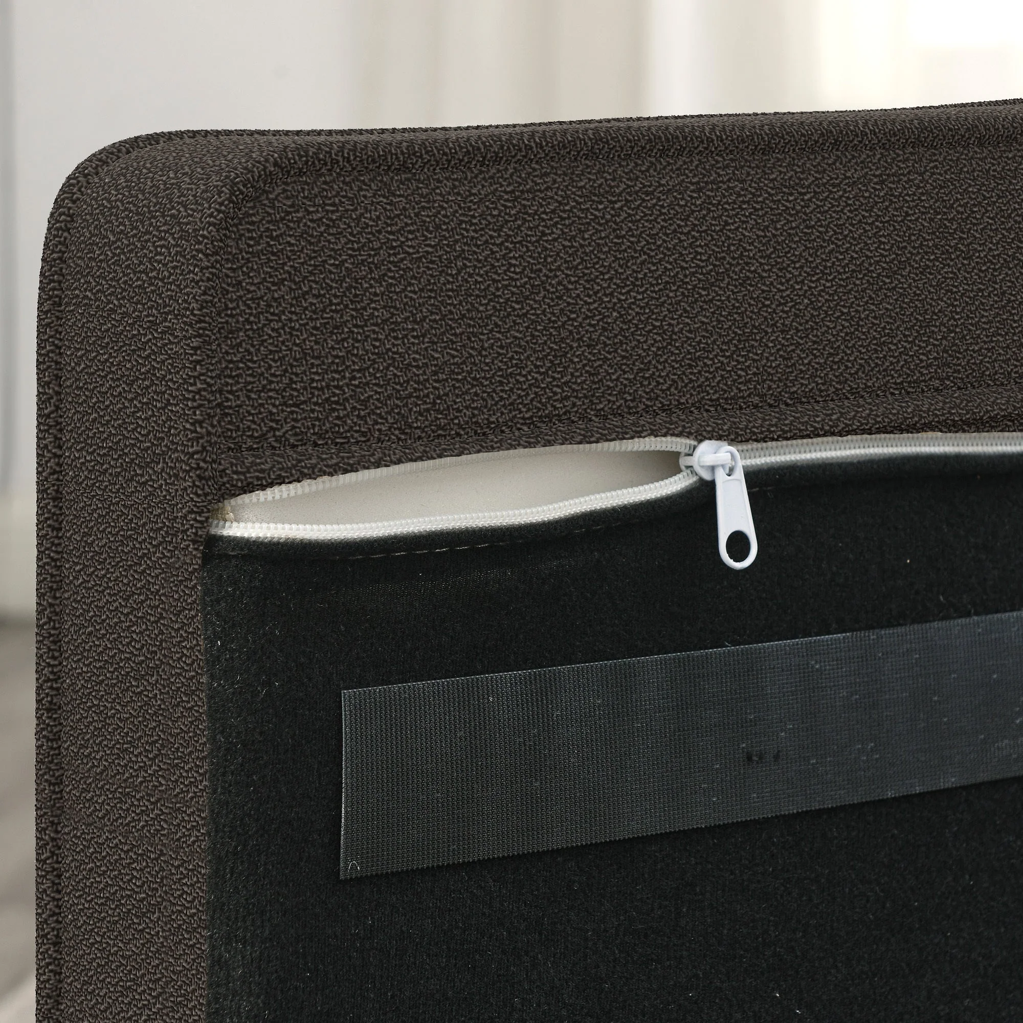Elegant Rectangular Pet Bed for Small and Medium Dogs - Dark Brown - Image 7