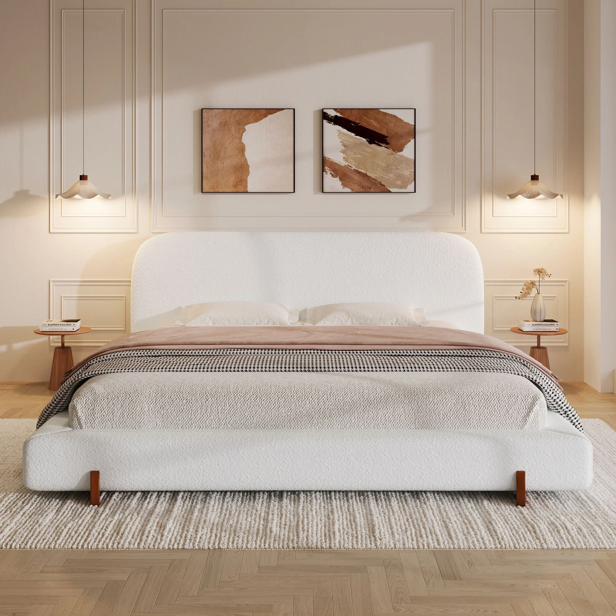 Elegant Upholstered Bed Frame - Image 10