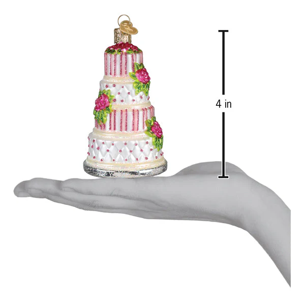 Elegant Wedding Cake Ornament - Image 5