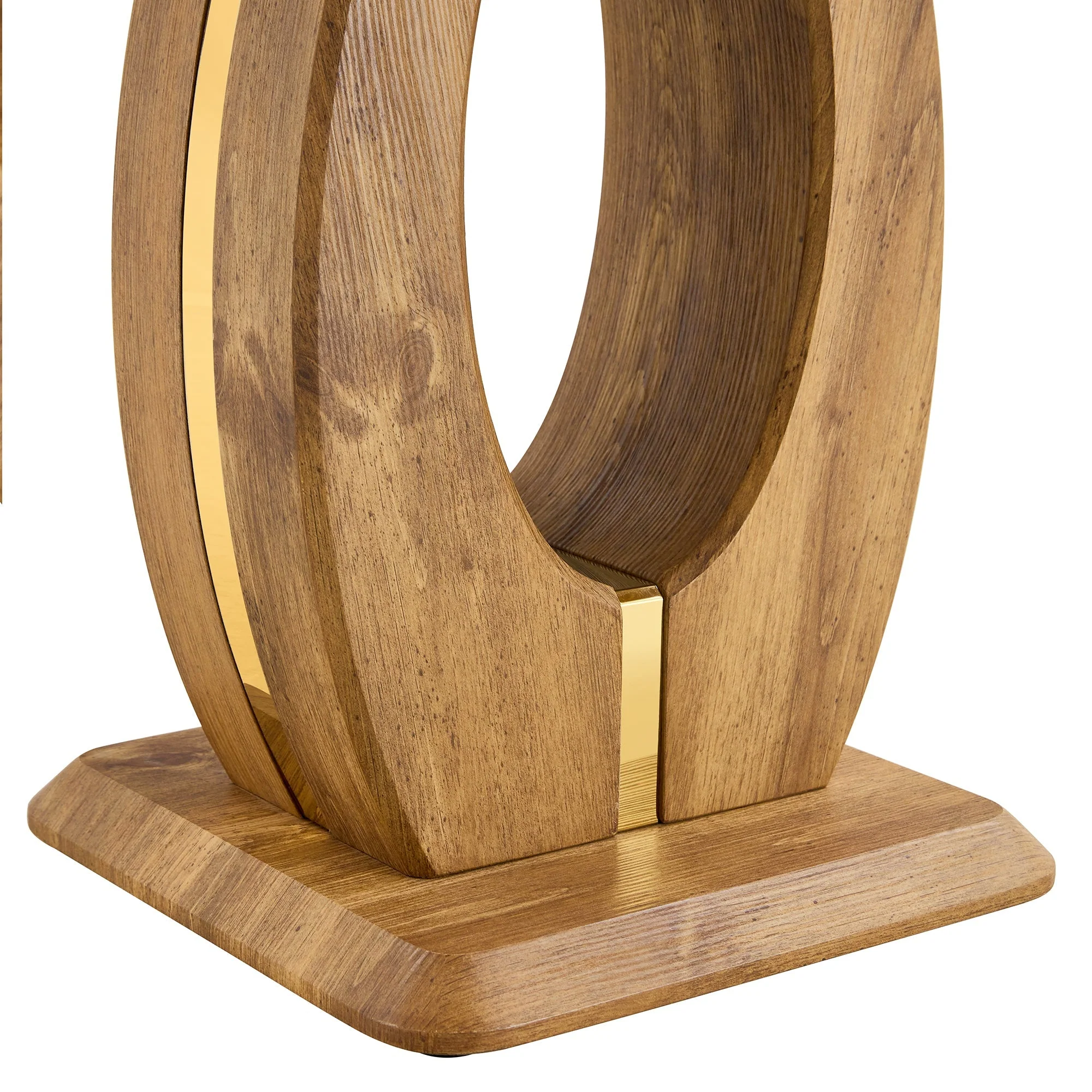 Elegant Wood-Grain Coffee Table - Image 15