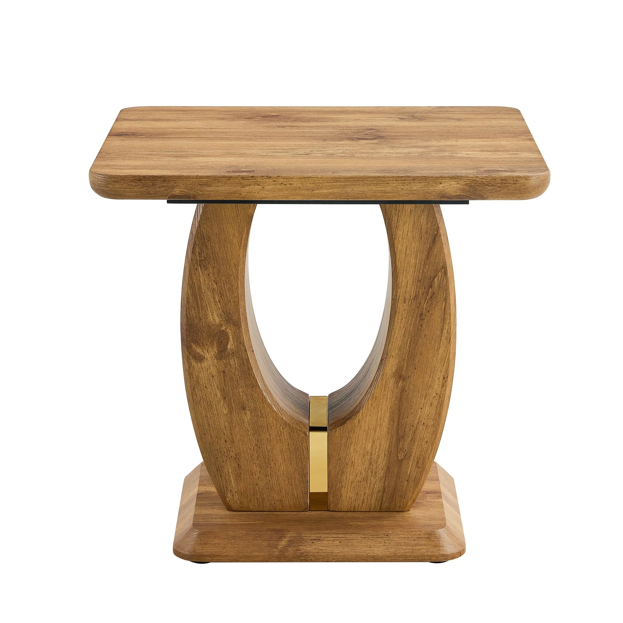 Elegant Wood-Grain Coffee Table - Image 19