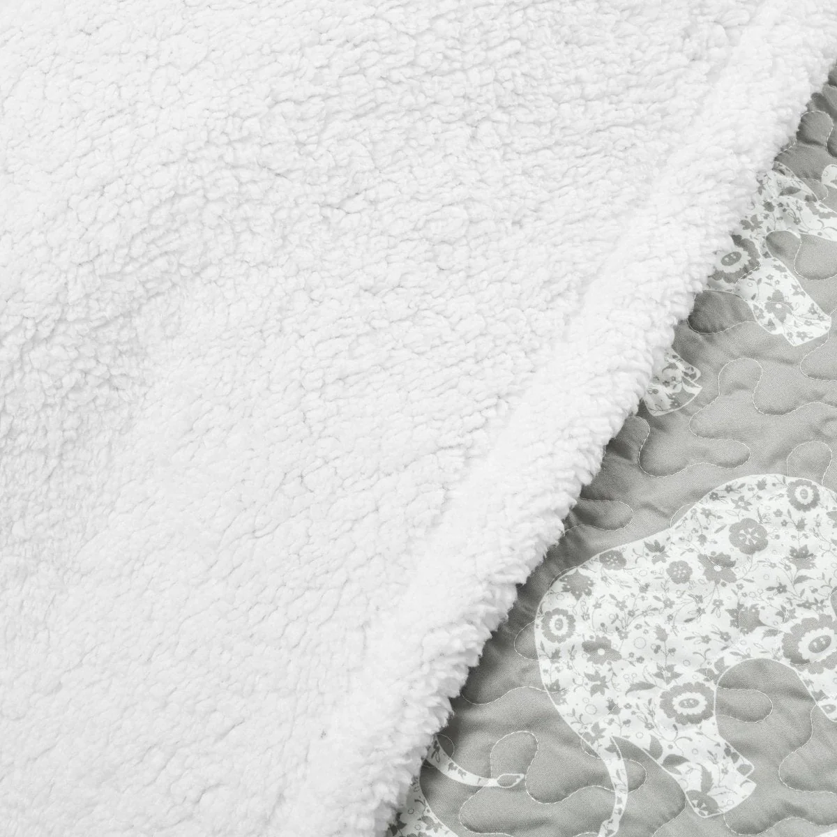 Elephant Parade Sherpa Blanket/Coverlet - Image 4