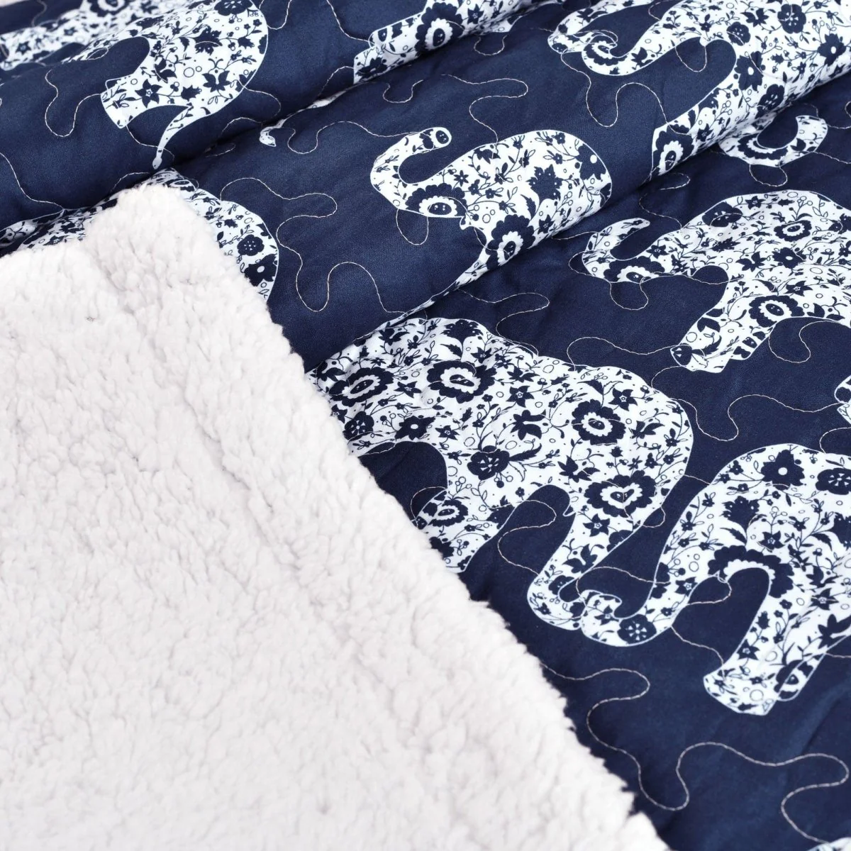 Elephant Parade Sherpa Throw - Image 3
