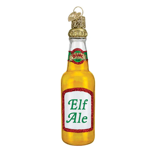 Elf Ale Beer Bottle Ornament - Image 3